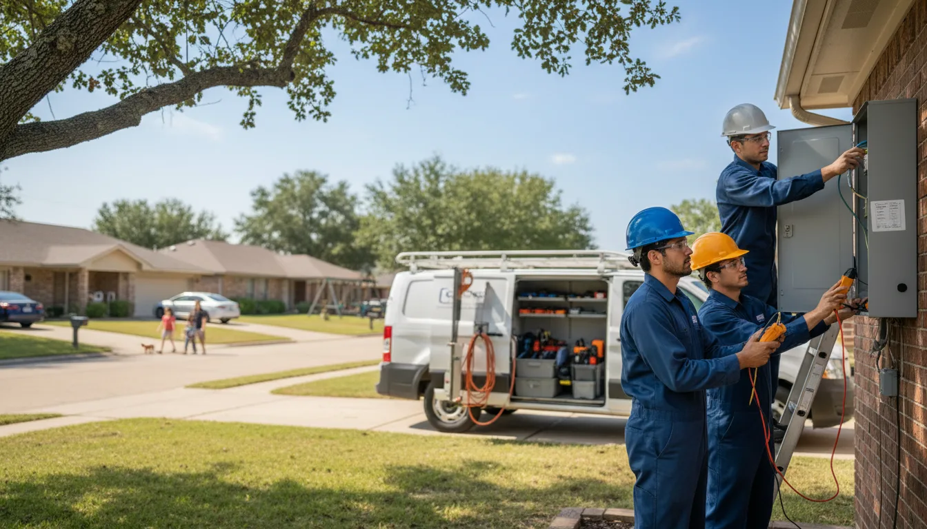 Certified electrician providing emergency electrical services in Warren, IL